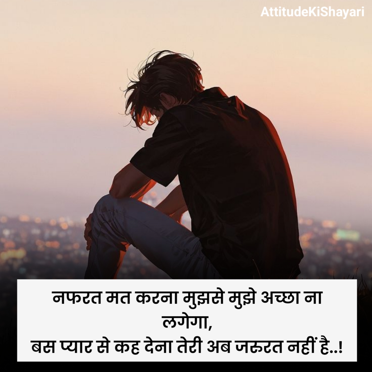 Nafrat Shayari in Hindi